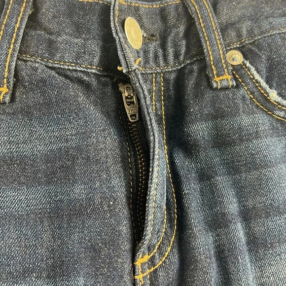 Rag & Bone Doris Cut Off Distressed Denim Shorts Dark Wash Size 24 - Picture 6 of 13